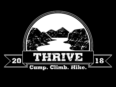 Thrive | Modern Travel Agency logo logo 2d logo design logo design branding rugged travel advertisement