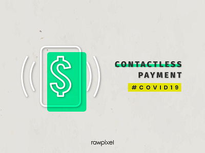 COVID-19 : ICON banking banner contactless payment corona virus coronavirus covid covid 19 covid 19 device digital dollar email header graphic message mobile money newsletter online online banking