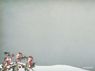 Christmas : Santa Elves christmas design elves graphics illustrations public domain santa snow vintage