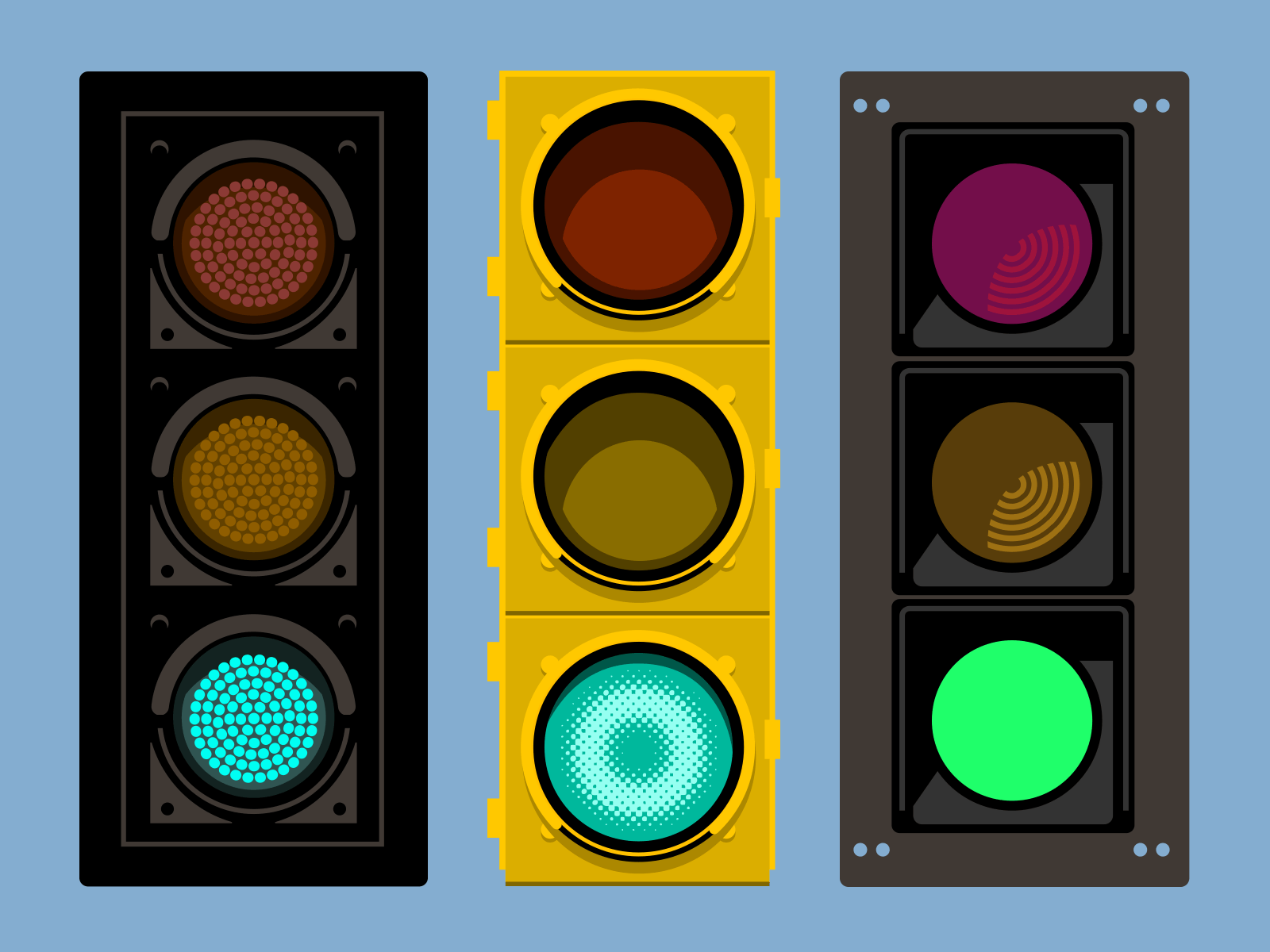 Traffic light study design illustration traffic traffic light trafficdoodles