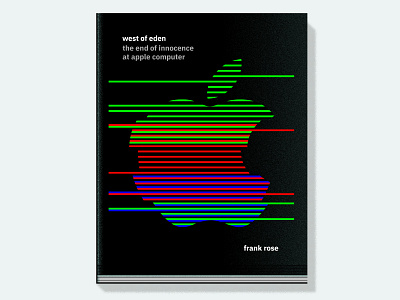 West of Eden apple bookcover graphicdesign logo