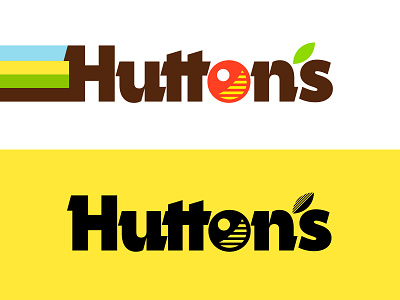 Hutton’s brand design branding food graphic design grocery identity logo supermarket typography wordmark