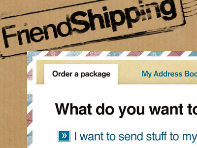 FriendShipping Website