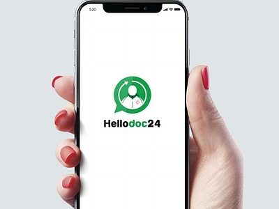 hellodoc 24 Logo Design