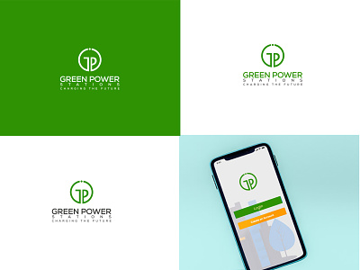 Greenpower Logo Design gp later logo gp logo graphic design logo