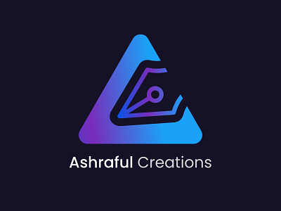 Ashraful Creations Logo Design colorful logo creative logo gradient color logo graphic logo new logo