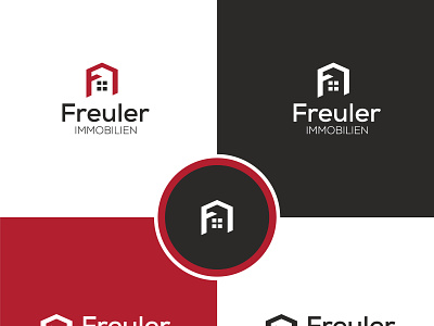 Freuler Real Estate Company Logo builder company construction design estate flat graphicdesign home logo logodesign real realestate realestatelogo trending ui ux yi