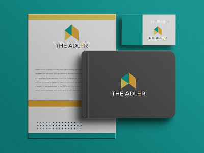 The Adler Logo Design branding construction logo creative logo design graphicsdesign home logo illustration illutrator logo logo creative logo design logodesign ui ux vector