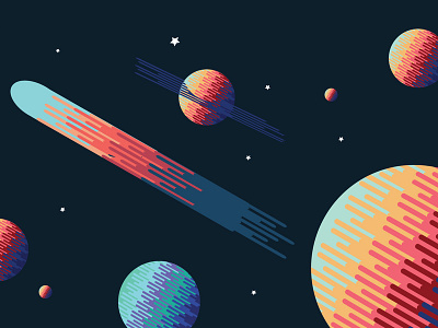 Space illustration Design