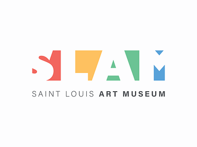 SLAM art museum brand brand design brand identity branding saint louis saint louis art museum stl
