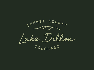 Lake Dillon colorado lake lake dillon lake logo mountain logo mountains