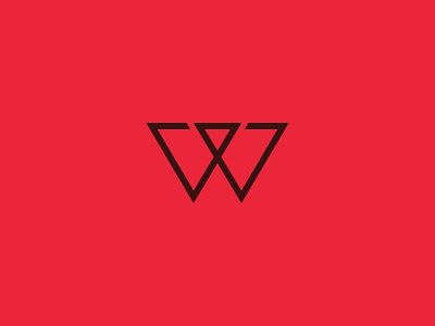 Triad 'W' logo mark monogram triad w