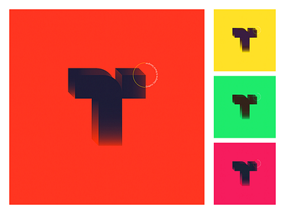T. abstract branding branding design design flat illustration logo minimal vector
