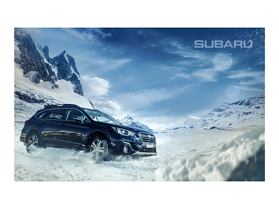 Subaru 2018 COTY Outback ads advartising artdirection auto automotive car design manipulation subaru velvet