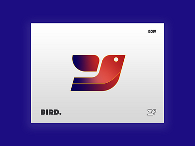 Bird. abstract bird branding icon icons identity illustration letter logo mark set type vector