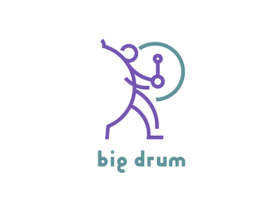Big Drum. branding branding design icon illustration logo mark vector