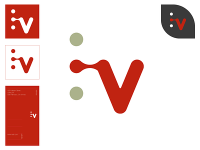 Verb. branding branding design design icon illustration logo mark vector