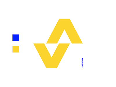 Velvet. blue branding design icon illustration logo mark vector velvet