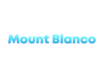 Mount Blanco Logo blue challenge gradient lift logo logotype mountains pink ski water