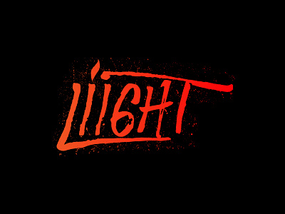 Liight Logo challenge fire gradient light logo logotype orange red