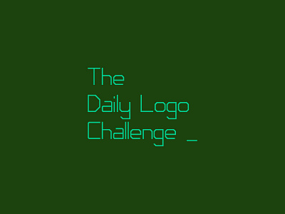 The Daily Logo Challenge challenge code green logo the daily logo challenge tshirt