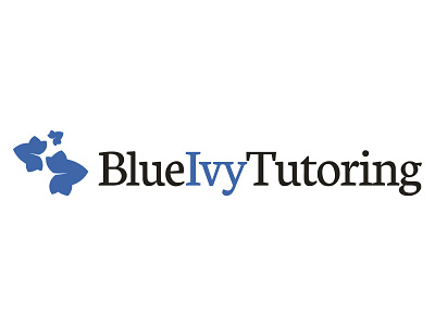 Blue Ivy Tutoring blue brand branding classes icon illustration ivy logo logotype tutoring