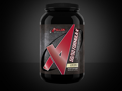 Apollon nutrition bottle Mockup