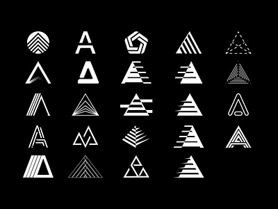 A Icon logo concepts app branding design icon illustration logo typography ui