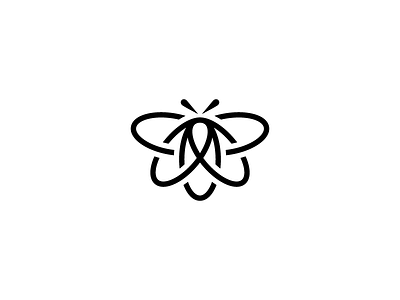 Inés de la Calzada branding butterfly couture eco elipse ethical fashion fly line logo minimal symbol