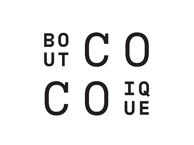 Coco Boutique graphic design identity logo