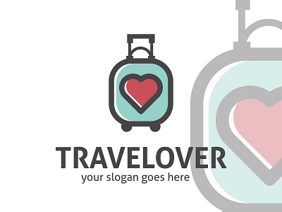 Travel Lover Logo bag design destination holiday logo modern tour travel travel guide travel lover travel product travel shop travelling vacation world