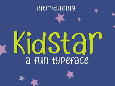 Kidstar Fun Font