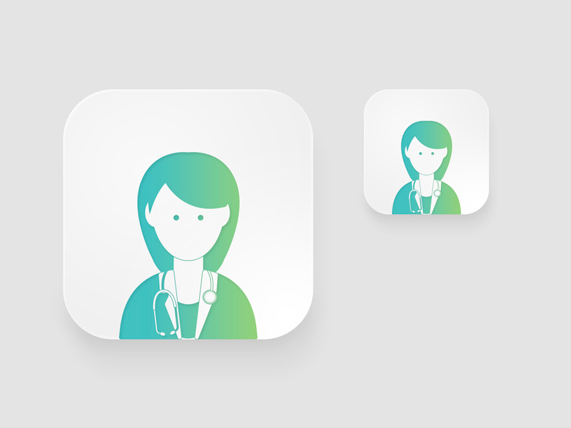 Icon Professions lettering type animation web app branding ux icon typography ui logo illustration
