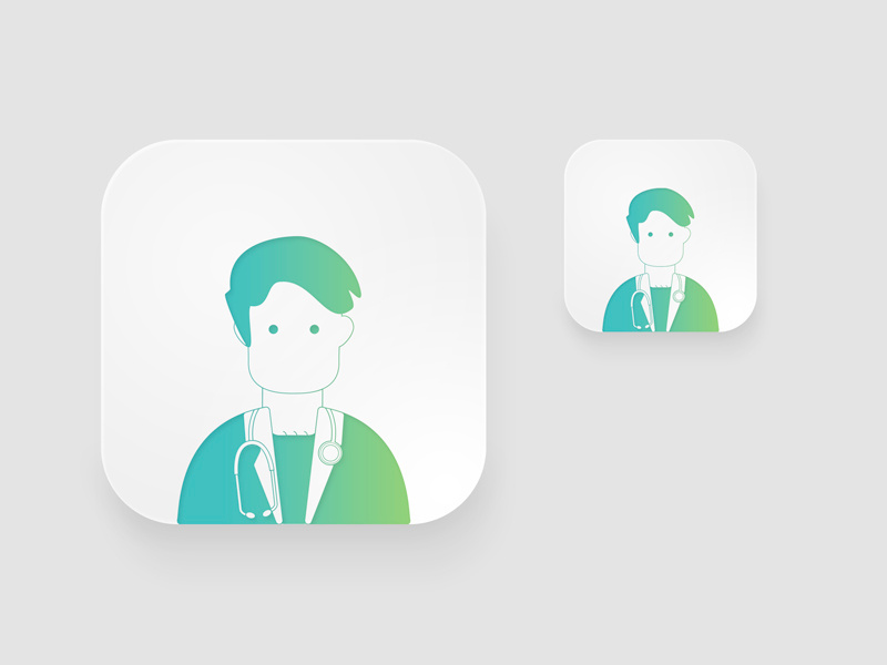 Icon Professions web 3d 2d ux ui logo lettering illustration icon branding app animation