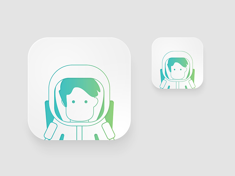Icon Profession flat animation web app branding ux icon typography ui design logo illustration