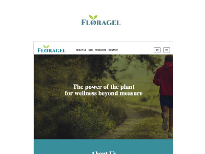 Floragel Website art direction canada cbd creative digital graphic design international microsite seo services uxui design web design web development website