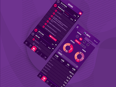 Stats and Tools App for Fortnite android app design flat flat design fortnite ios mobile ui ui design ux ux design