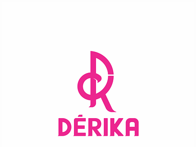 Logo Cantora Dérika cantor desenhar logo logotipo música tipografia vetor vocal vocalista
