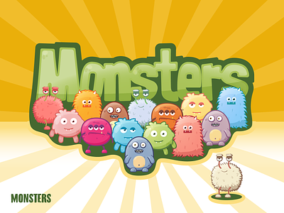 Monsters adobe art character characters designs graphic graphic art graphic design illustration shot shots vector