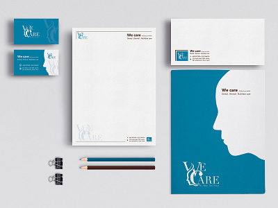 We Care - (Identity) adobe art brand branding corporate branding design designs dribbble graphic graphic art graphic arts graphic design identity illustration illustrator medical care pic picture shot shots