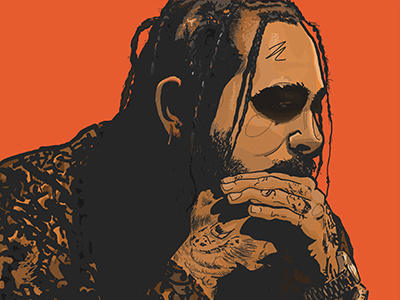 Post Malone Illustration