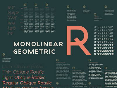 GT Haptik Specimen graphic design typography