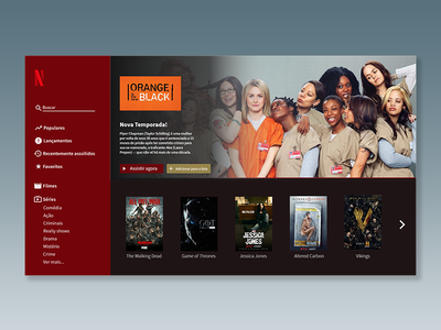 Netflix alternative design