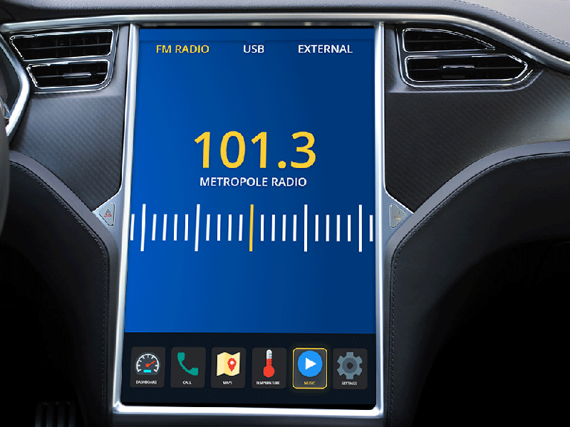 Download Car Interface Mockup By Vinicius Santos On Dribbble PSD Mockup Templates