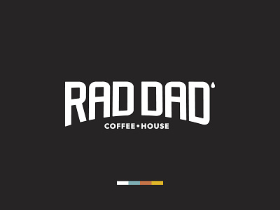 Rad Dad Coffee House brand brand design brand designer branding coffee coffee cup coffeeshop dad design graphic design illustration logo logo design logotype typography vector