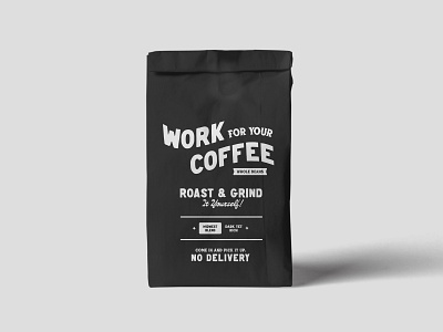 Work For Your Coffee Packaging badge design coffee design graphic design icon illustration logo logo design packaging packagingdesign typography vector