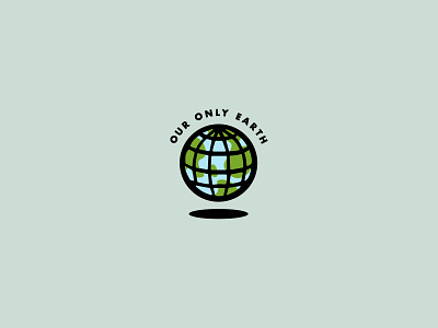 Our Only Earth badge design branding design earth graphic design icon icons illustration logo logo design mortenson typography vector
