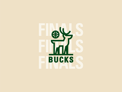 Milwaukee Bucks - NBA Finals graphic design icon illustration logo vector