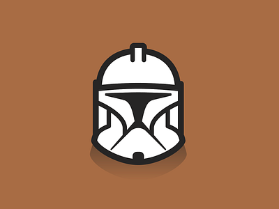 Clone Phase 1 clone trooper design graphic design helmet icon illustration starwars vector