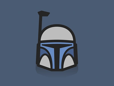 Mandalorian Helmet design graphic design helmet illustration logo starwars vector